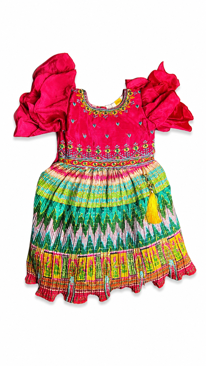 Traditional ethnic Frock — lifestyle